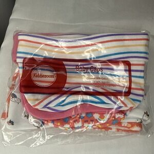 Kiddiezoom Soft Baby Caps 5 pcs/lot,  0-6 Month 100% Cotton, Unicorn‎ Theme, NEW